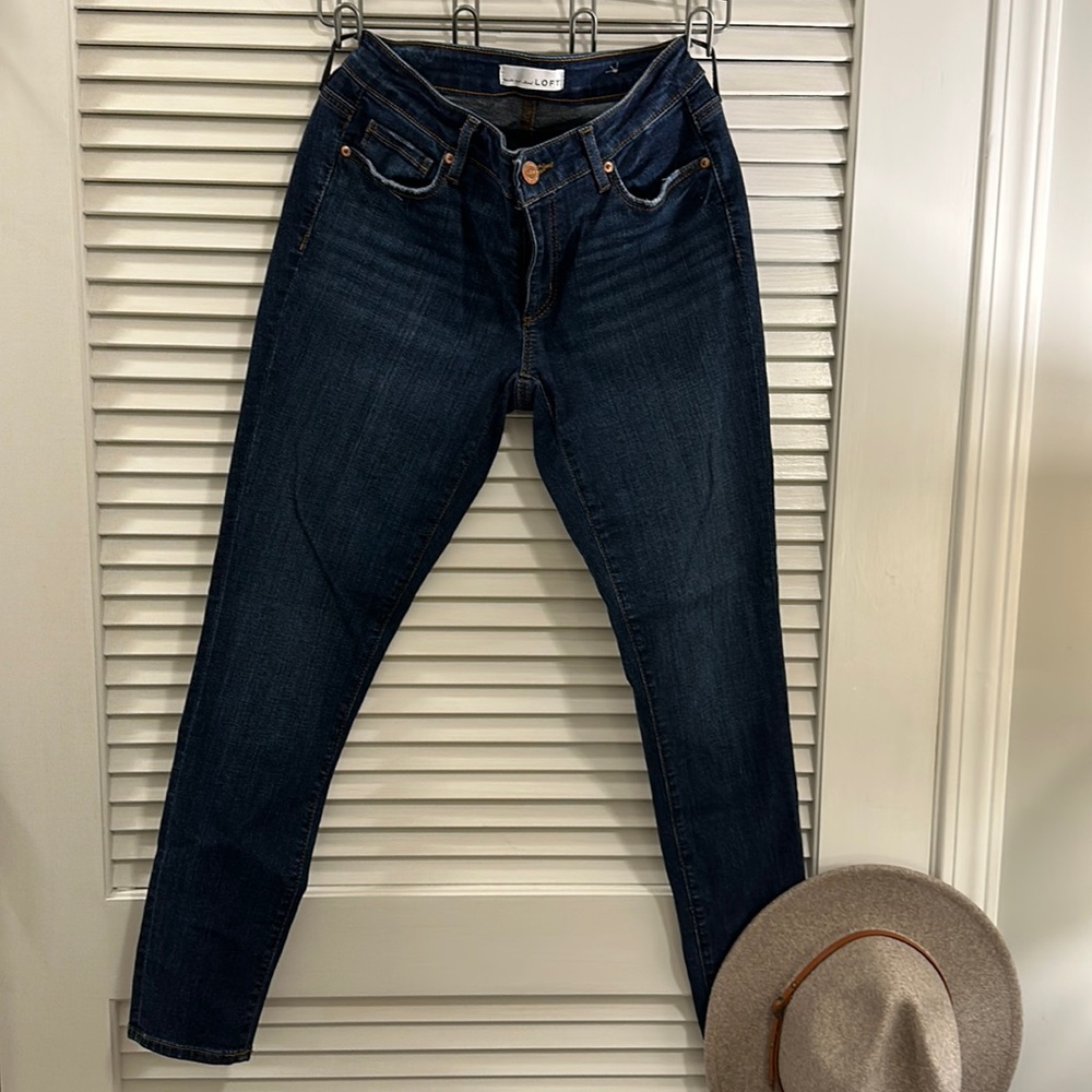 Loft Curvy Skinny crop